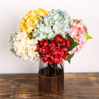 Hortensias artificiales para bodas y eventos - 13.7" Blanco