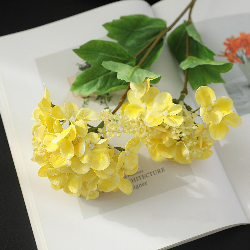 Hortensias artificiales con tacto real de 18.8" 2 piezas para bodas y eventos