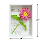 Regalo floral artificial de 12" para bodas y eventos - Morado