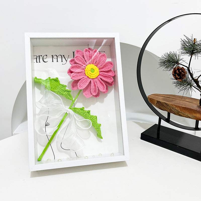 Regalo floral artificial de 12" para bodas y eventos - Naranja