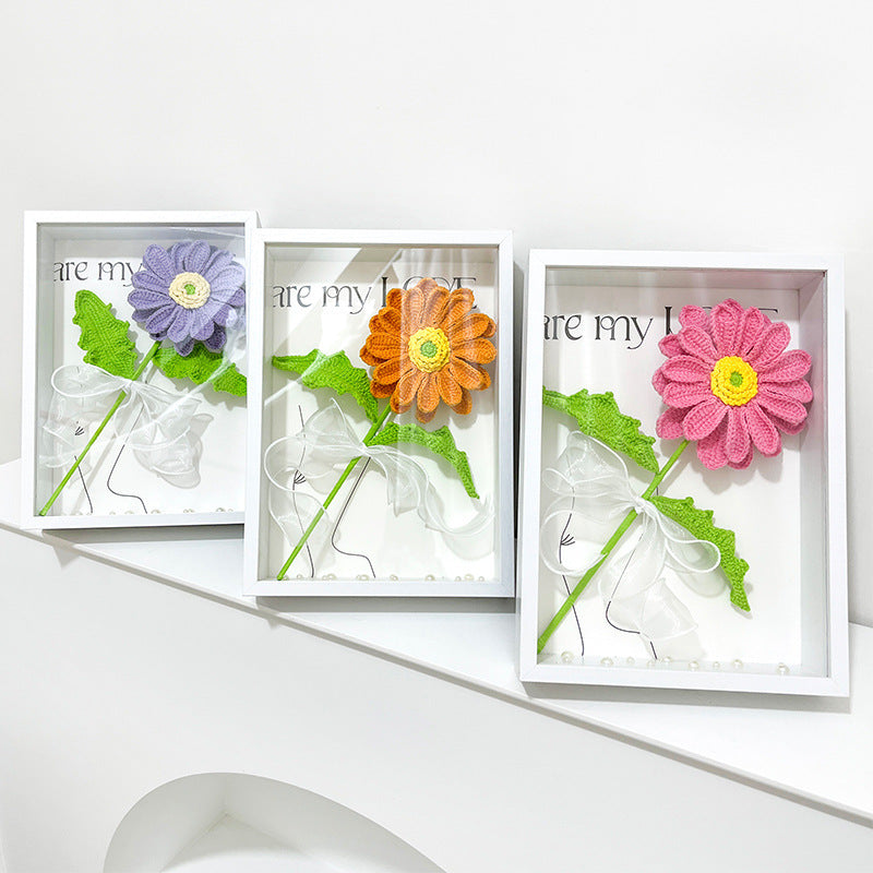 Regalo floral artificial de 12" para bodas y eventos - Coral