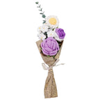 Rosas artificiales de 14" x 5" para bodas y eventos - Naranja