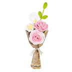 Rosas artificiales de 14" x 5" para bodas y eventos - Blanco