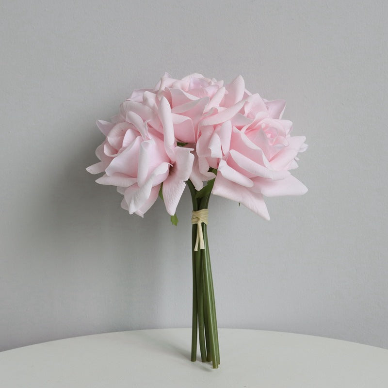 Rosas artificiales con tacto real de 10" para bodas y eventos