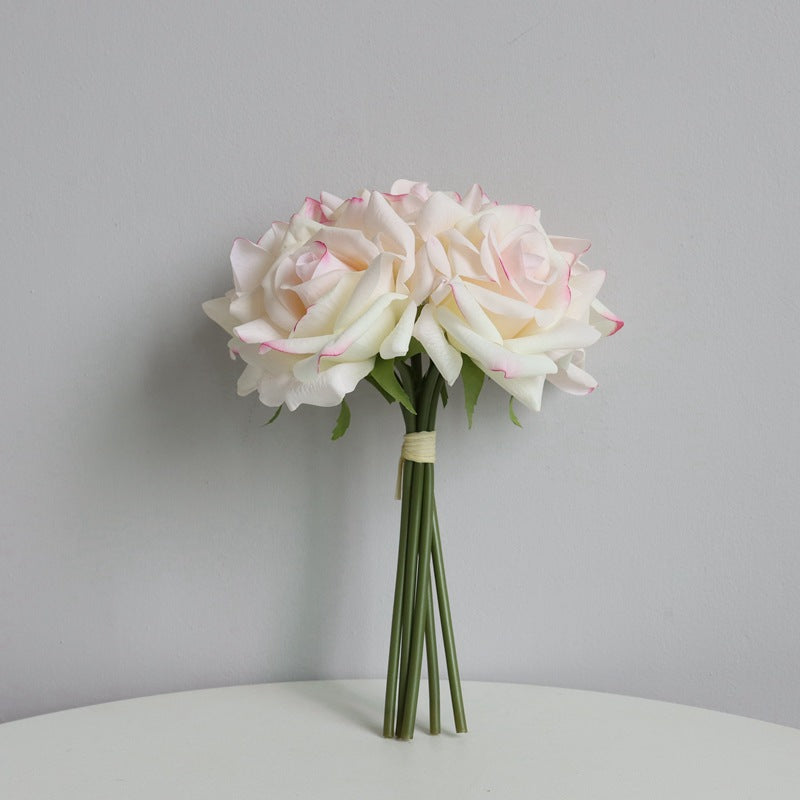 Rosas artificiales con tacto real de 10" para bodas y eventos