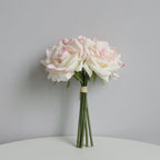 Rosas artificiales con tacto real de 10" para bodas y eventos