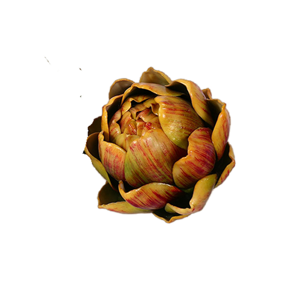 Flores artificiales con tacto real de 5" x 4" para decoración de interiores