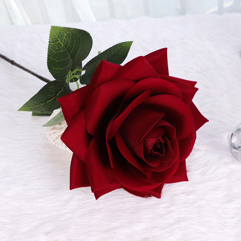 Rosas artificiales de 43" para bodas y eventos - Fucsia