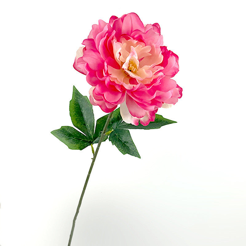 Peonías artificiales de 23.6" para bodas y eventos - Blush