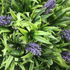 Lavanda artificial con resistencia a los rayos UV para jardín, balcón y terraza