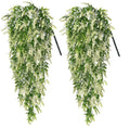 Lavanda artificial de 21" x 8" 2 piezas para decoración de interiores