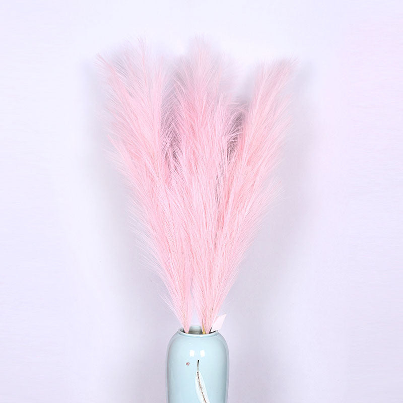 Pampas artificiales de 43" 3 piezas para bodas y eventos - Rosa claro