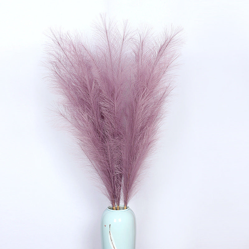 Pampas artificiales de 43" 3 piezas para bodas y eventos - Dusty morado