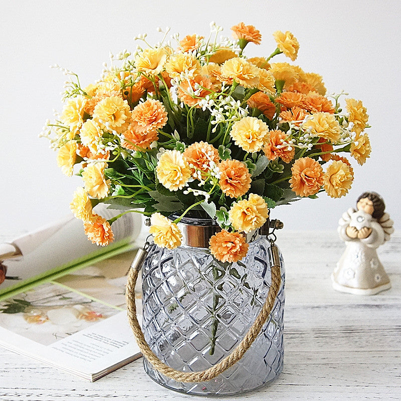 Rosas artificiales de 11" para bodas y eventos - Champán