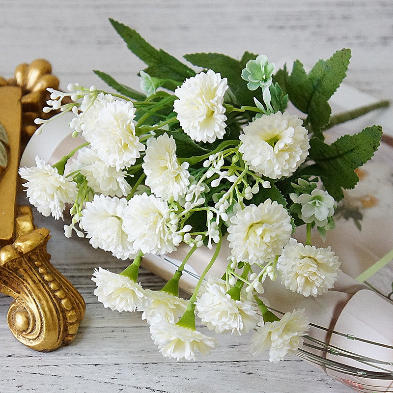 Rosas artificiales de 11" para bodas y eventos - Fall naranja