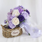 Rosas artificiales de 9" para bodas y eventos