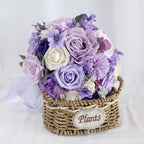 Rosas artificiales de 9" para bodas y eventos
