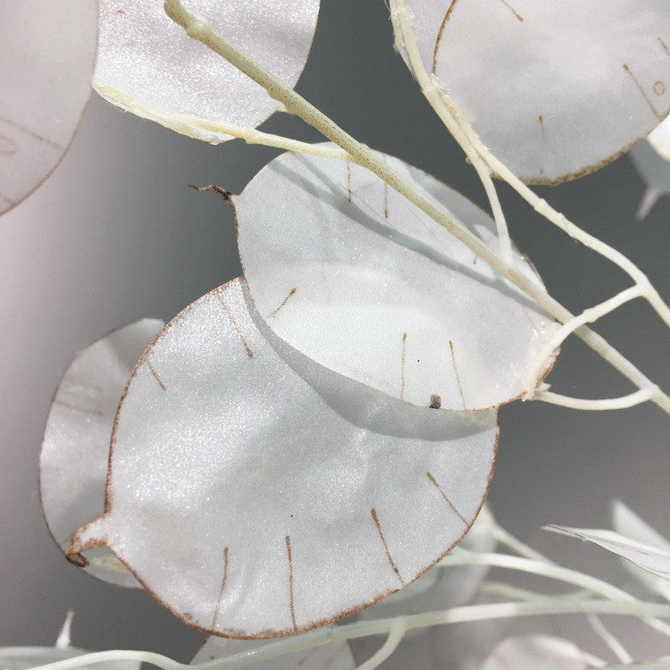 Tallos artificiales de 35" para decoración del hogar - Naranja quemado 6 stems