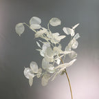 Tallos artificiales de 35" para decoración del hogar - Crema 1 stem