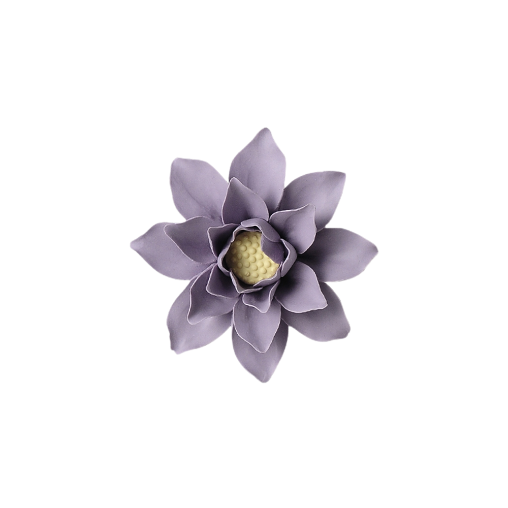 Magnolias artificiales de 4.7" para arreglos florales y proyectos DIY - Balsamine Blanco