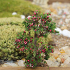 Flores artificiales de 2.7" 2 piezas para jardín, balcón y terraza