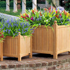 Lavanda artificial con resistencia a los rayos UV de 14" x 7" 24 piezas para jardín, balcón y terraza - Multi