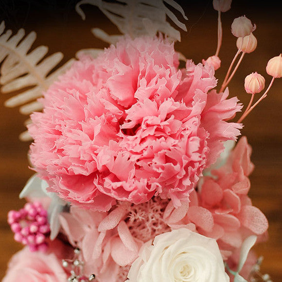 Claveles artificiales de 7" x 5" para decoración del hogar, eventos y escaparates