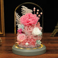 Claveles artificiales de 7" x 5" para decoración del hogar, eventos y escaparates - Rosa