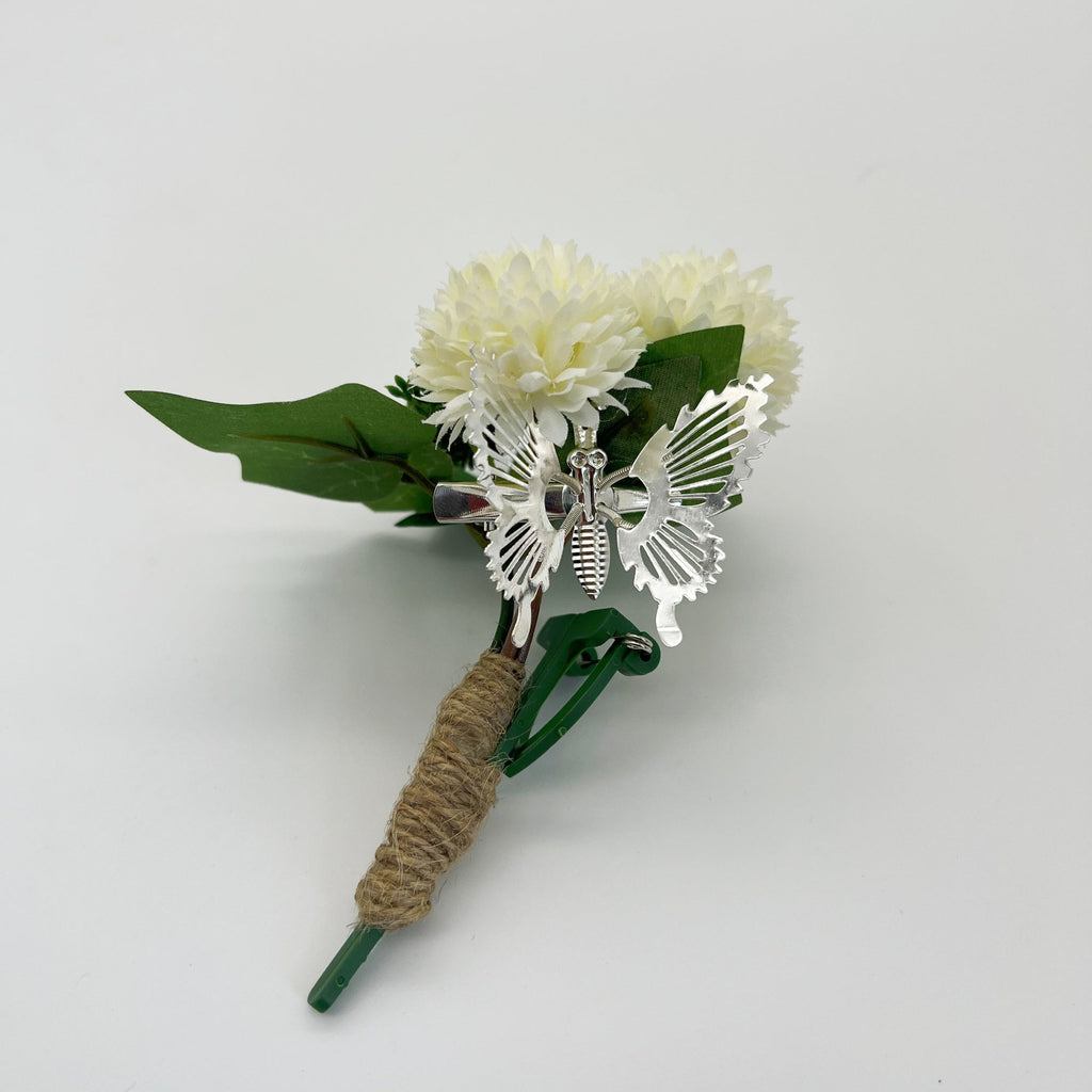 Crisantemos artificiales de 6" x 5" para bodas y eventos