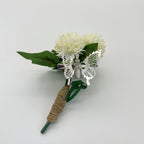 Crisantemos artificiales de 6" x 5" para bodas y eventos