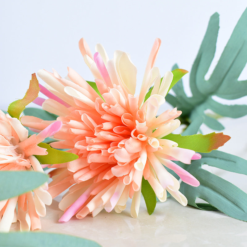 Dalias artificiales de 18" para bodas y eventos - Burdeos