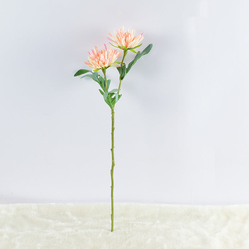 Dalias artificiales de 18" para bodas y eventos - Rosa/blanco