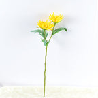 Dalias artificiales de 18" para bodas y eventos - Dark champán