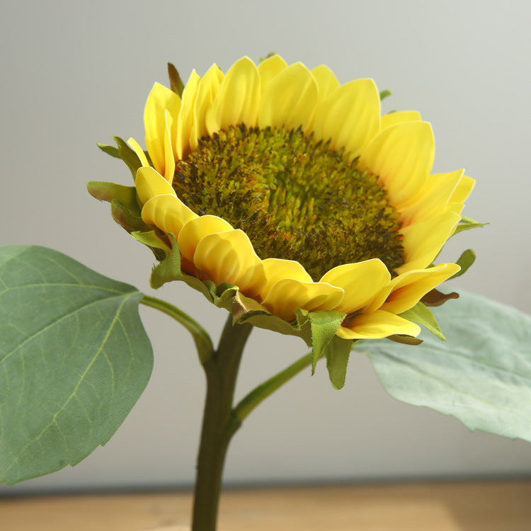 Girasoles artificiales de 15" para bodas y eventos - Amarillo