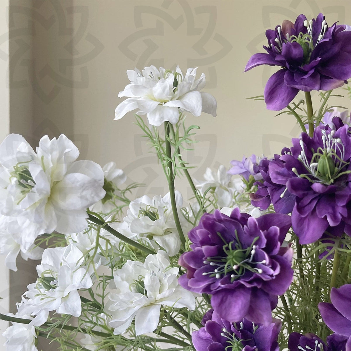 Tallos artificiales de 27.5" para bodas y eventos - Light morado