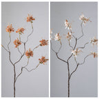 Planta Artificial Cleome (Flor Araña), Ramo con Varias Ramas, para Bodas, Hoteles y Decoración del Hogar