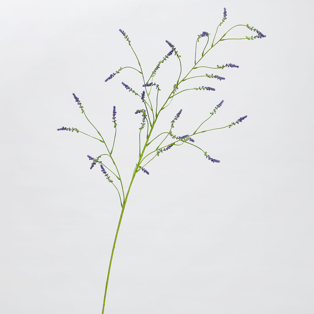 Planta artificial de lavanda y persicaria, tallo largo de 123 cm, decoración moderna para bodas y hogar