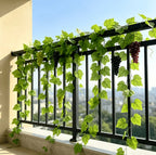 Enredadera Artificial de Vid con 66 Hojas, Guirnalda Colgante Verde, Decoración Rústica para Casa y Exterior