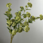 Ramita de Flores Artificiales de Hortensia de Madera, 85 cm, 6 Cabezas, Decoración para Hogar, Bodas y Oficinas