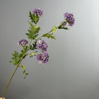 Ramita de Flores Artificiales de Hortensia de Madera, 85 cm, 6 Cabezas, Decoración para Hogar, Bodas y Oficinas