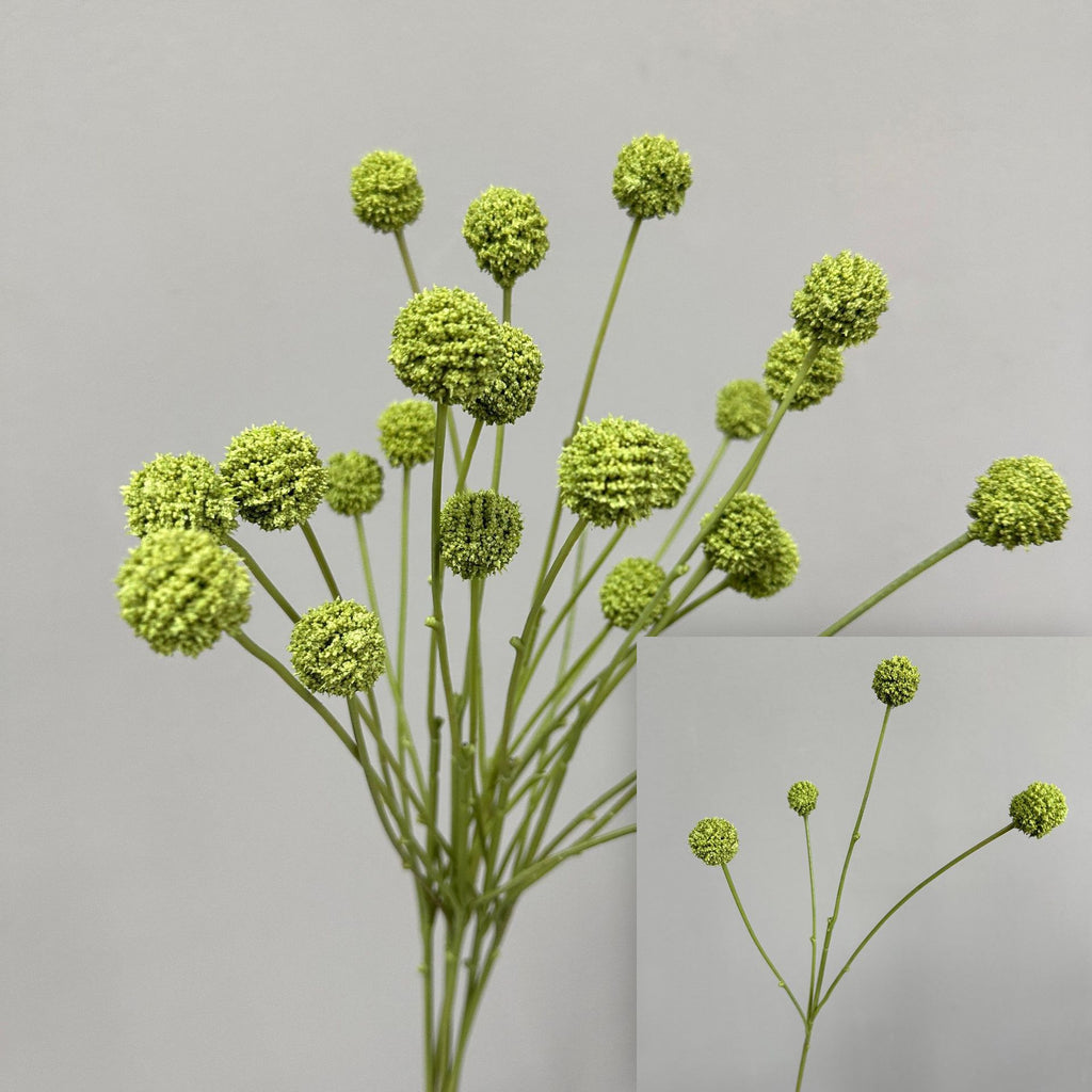 Ramo de Bolas Doradas Artificial, 4 Cabezas Plástico, Flor Decorativa para Salón, Oficina y Escaparate