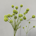 Ramo de Bolas Doradas Artificial, 4 Cabezas Plástico, Flor Decorativa para Salón, Oficina y Escaparate
