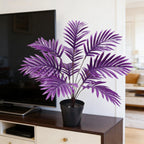Palmera Areca Artificial de 12 Ramas, 67 cm, Plástico PE/PVC, Decoración Moderna para Hogar y Oficina