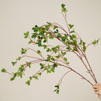 Rama Artificial de Hoja de Milán (Hoja de Ficus), Tallo Único, Efecto Natural, Estilo Nórdico, para Hogar, Oficina y Eventos