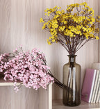 Paniculata artificial con resistencia a los rayos UV de 14" x 8" para jardín, balcón y terraza - Rosa