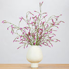 Planta artificial de lavanda y persicaria, tallo largo de 123 cm, decoración moderna para bodas y hogar