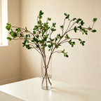 Rama Artificial de Hoja de Milán (Hoja de Ficus), Tallo Único, Efecto Natural, Estilo Nórdico, para Hogar, Oficina y Eventos