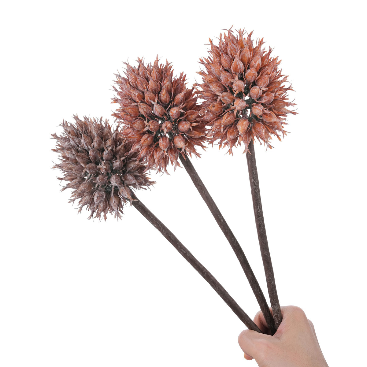 Rama Artificial de Piña Ananas (Cebolla Ornamental), Tallo Único de Plástico PE/PVC, Estilo Ins Moderno para Hogar, Bodas y Eventos