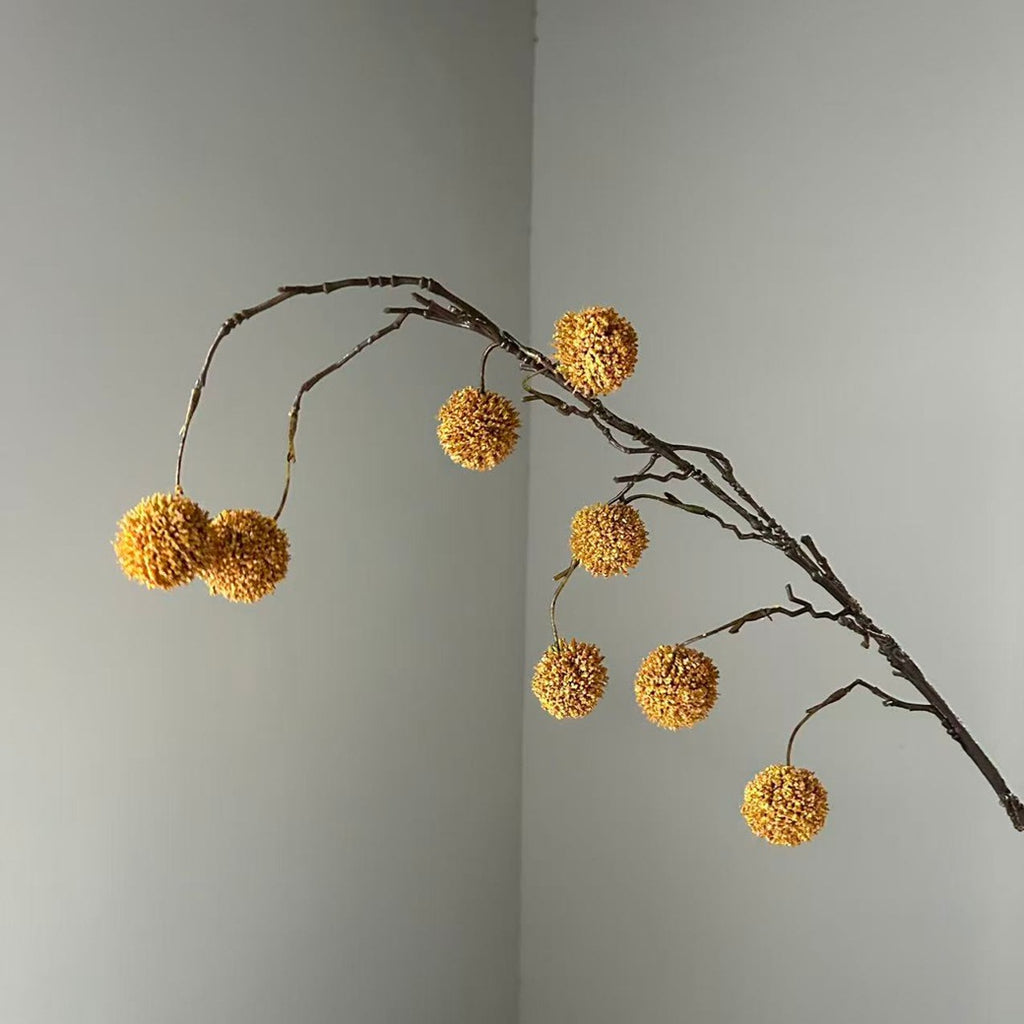 Ramo de Bayas Silvestres Artificiales con 8 Cabezas, Planta Decorativa de Plástico, para Bodas, Hoteles y Escaparates