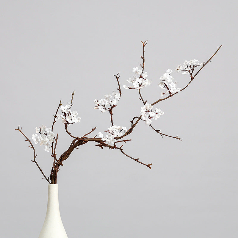 Rama de Flores de Cerezo Artificial, 87 cm, Decoración Interior Estilo Rural y Lujoso